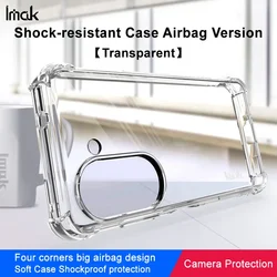 IMAK 360 Protect Crystal Case for Asus Zenfone 9 10 11 12 Ultra Back Panel Bumper Shell Zenfone9 Case Zenfone 10 Zenfone12 Ultra