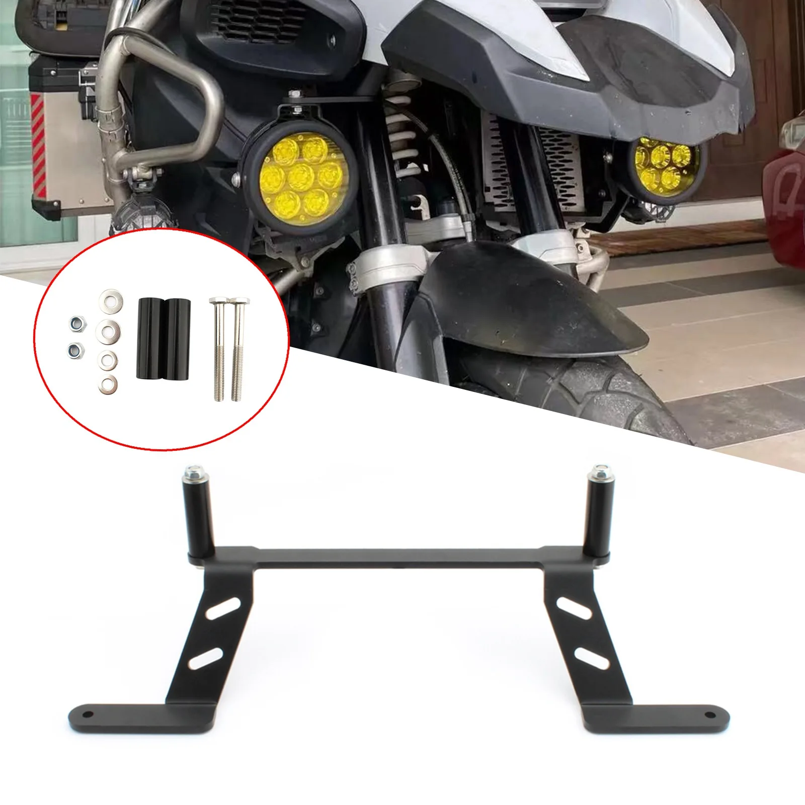 

Motorcycle LED Passing Running Fog Light Auxiliary Bracket Holder Support For BMW R1200GS LC ADV 14-19 R1250GS LC ADV 19-20