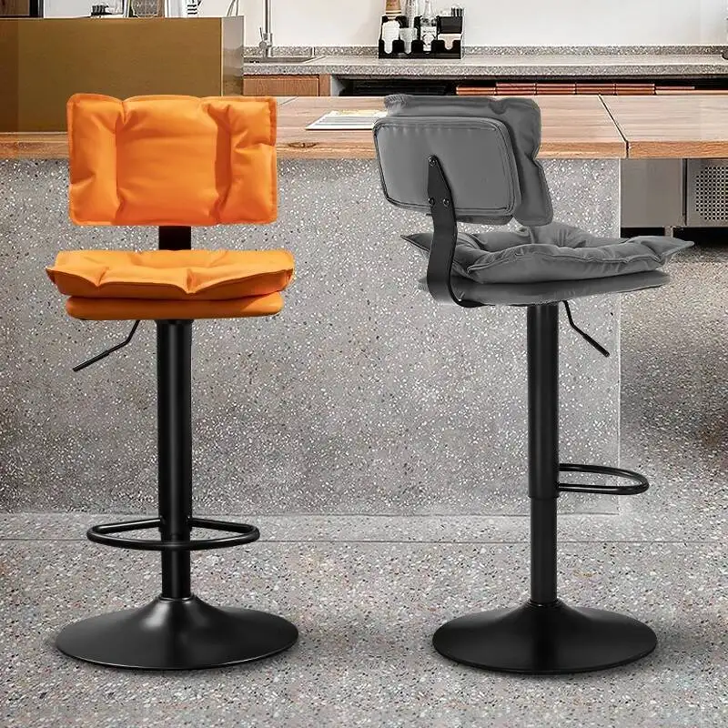 

Ergonomic Luxury High Kitchen Stools Home Gamer Minimalist Living Room High Kitchen Stools Modern Bancos De Bar Furniture HY