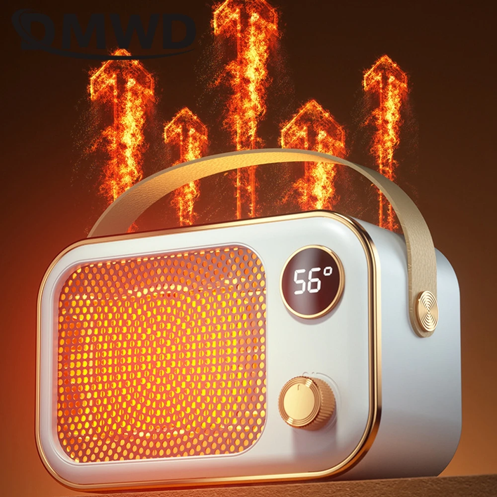 DMWD riscaldatore elettrico per uso domestico 56 ℃/75 ℃ 2 Gear Office scaldavivande portatile Desktop PTC macchina di riscaldamento radiatore portatile 220V
