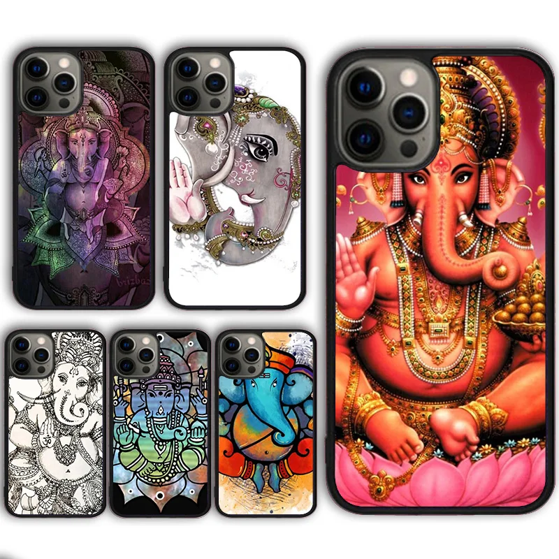 God of wisdom Ganesh elephant Phone Case Cover for iPhone 16 15 SE2020 13 14 11 12 Pro Max Max 6 7 8 Plus  coque fundas Shell