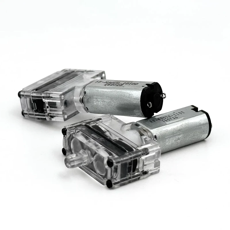 Small M30 Micro Diaphragm Air Pump DC 3V 3.7V Transparent Head Oxygen Pump for Aquatic Equipment
