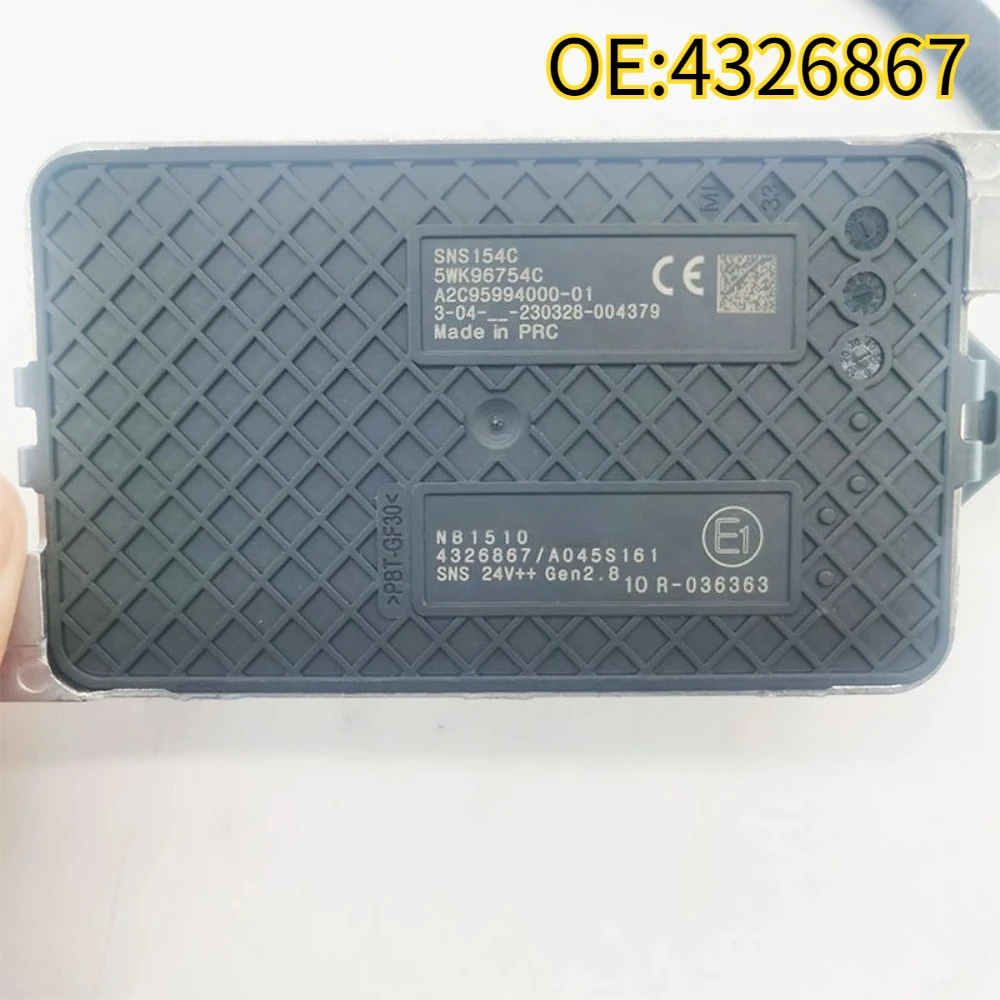 

Original High quality New For 4326867 Truck Nitrogen Oxygen Sensor NOX Sensor 5Wk96754c 5WK96754B CES 24V VAN Engine Truck