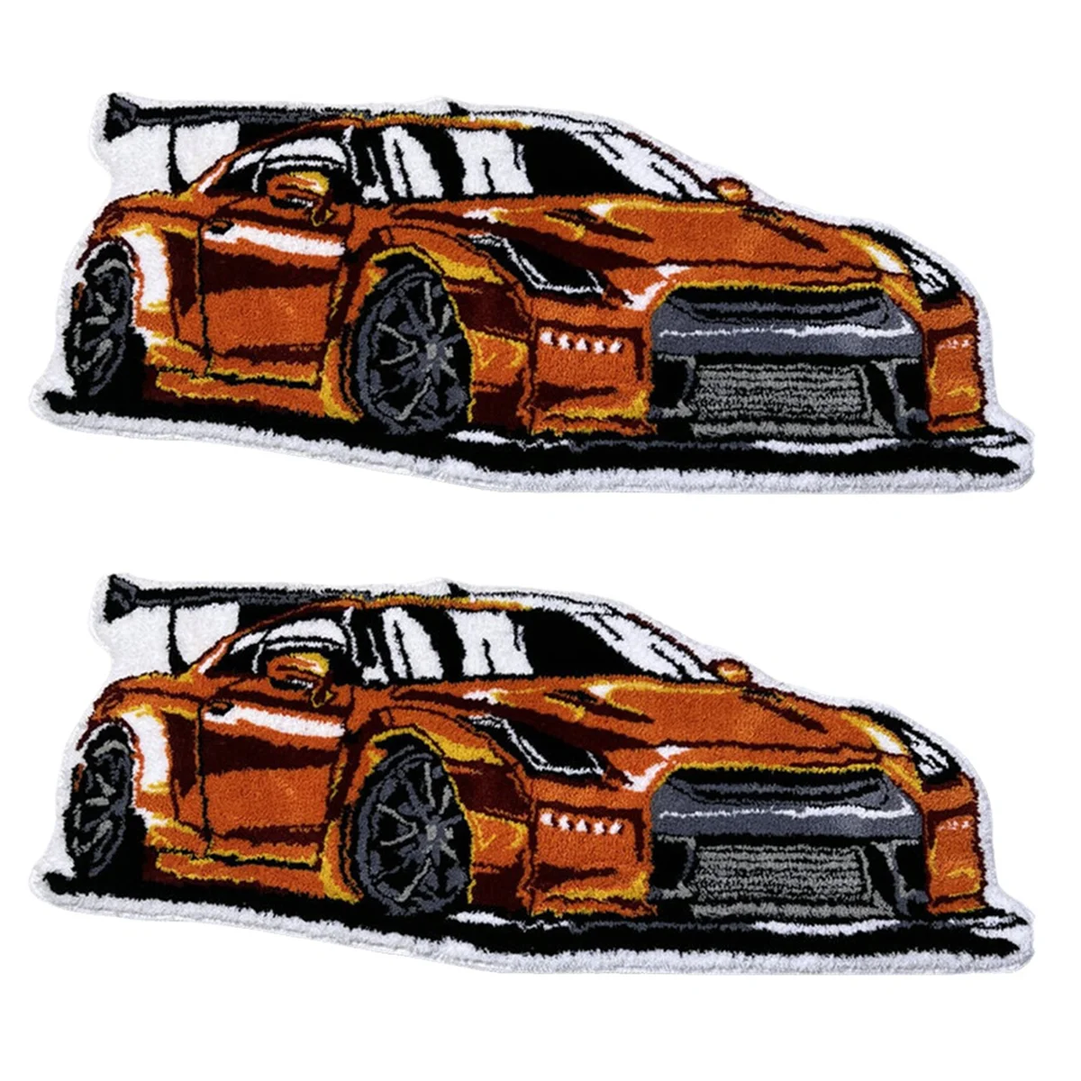 Racing Car Carpet Sports Car Carpet Living Room Bedroom Home Decor Non-Slip Bathroom Floor Mat 100x44cm