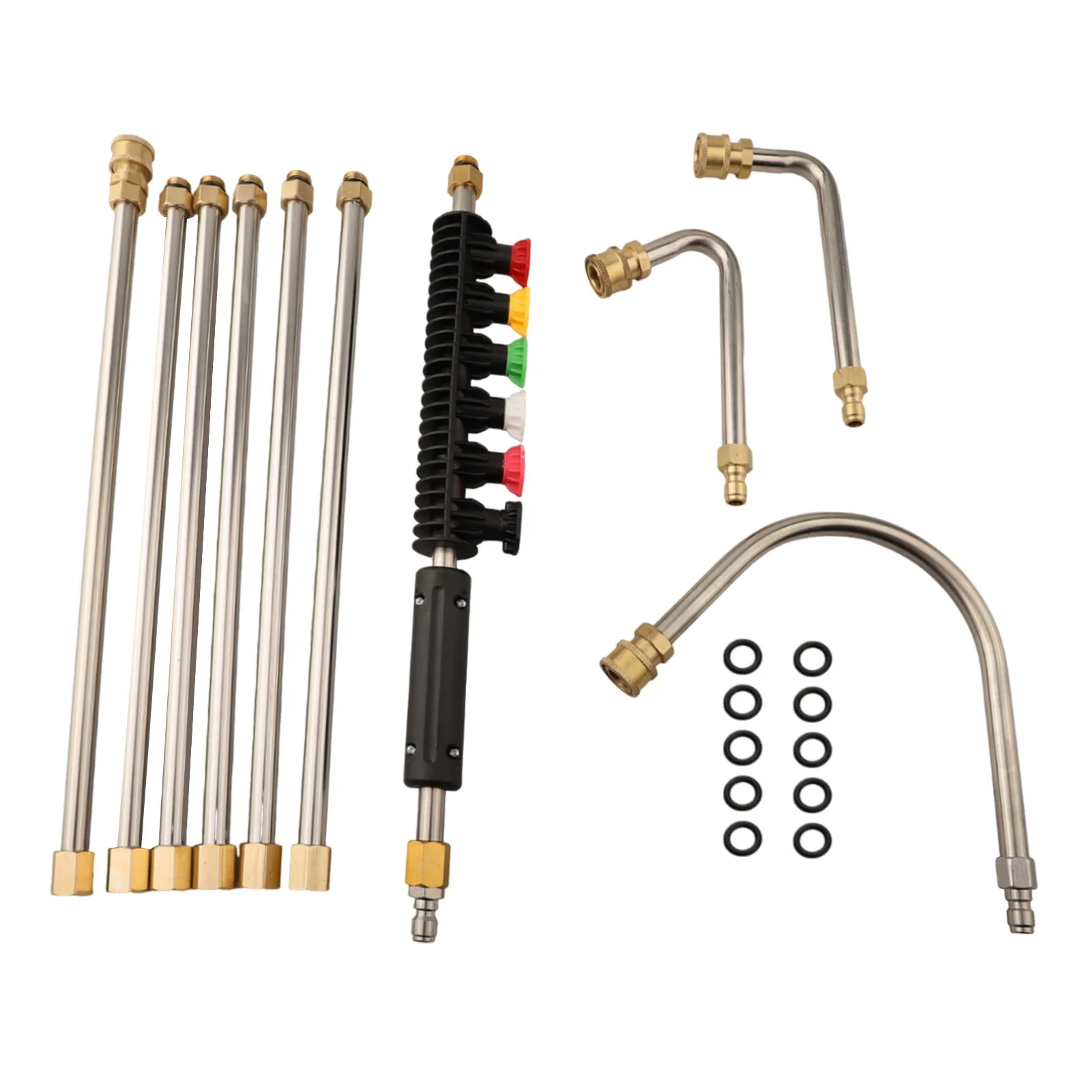 

Washer Parts Set Extension Wand Accessories Cleaner Nozzle Easy Installation High Pressure Replacement Brand New
