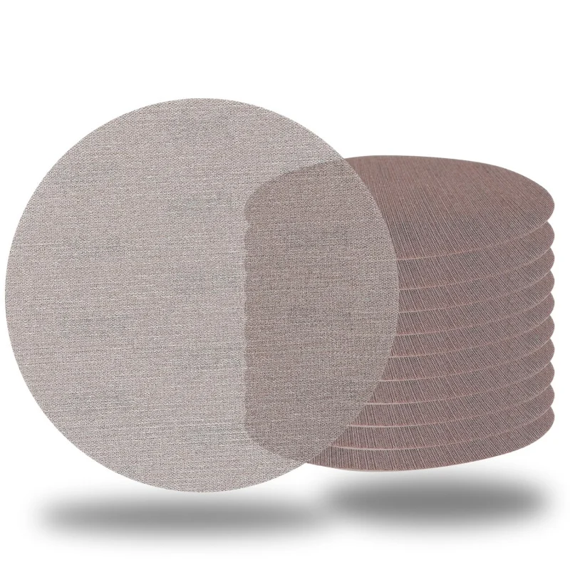 

Набор из 10 штук: 9-дюймовые абразивные сетчатые шлифовальные диски для гипсокартона, зернистость 120, на липучке, прочные, устойчивые к засорению, без пыли, для дерева и металла