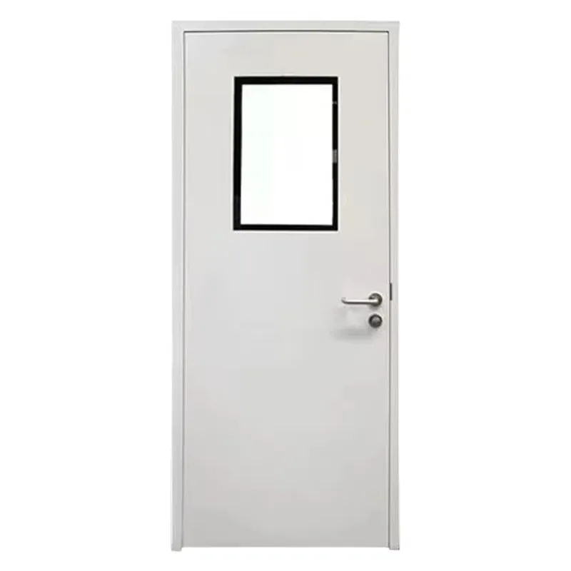 Modern steel fire doors for cleanrooms, workshops, hospitals, schools, supermarkets - dust-free, soundproof