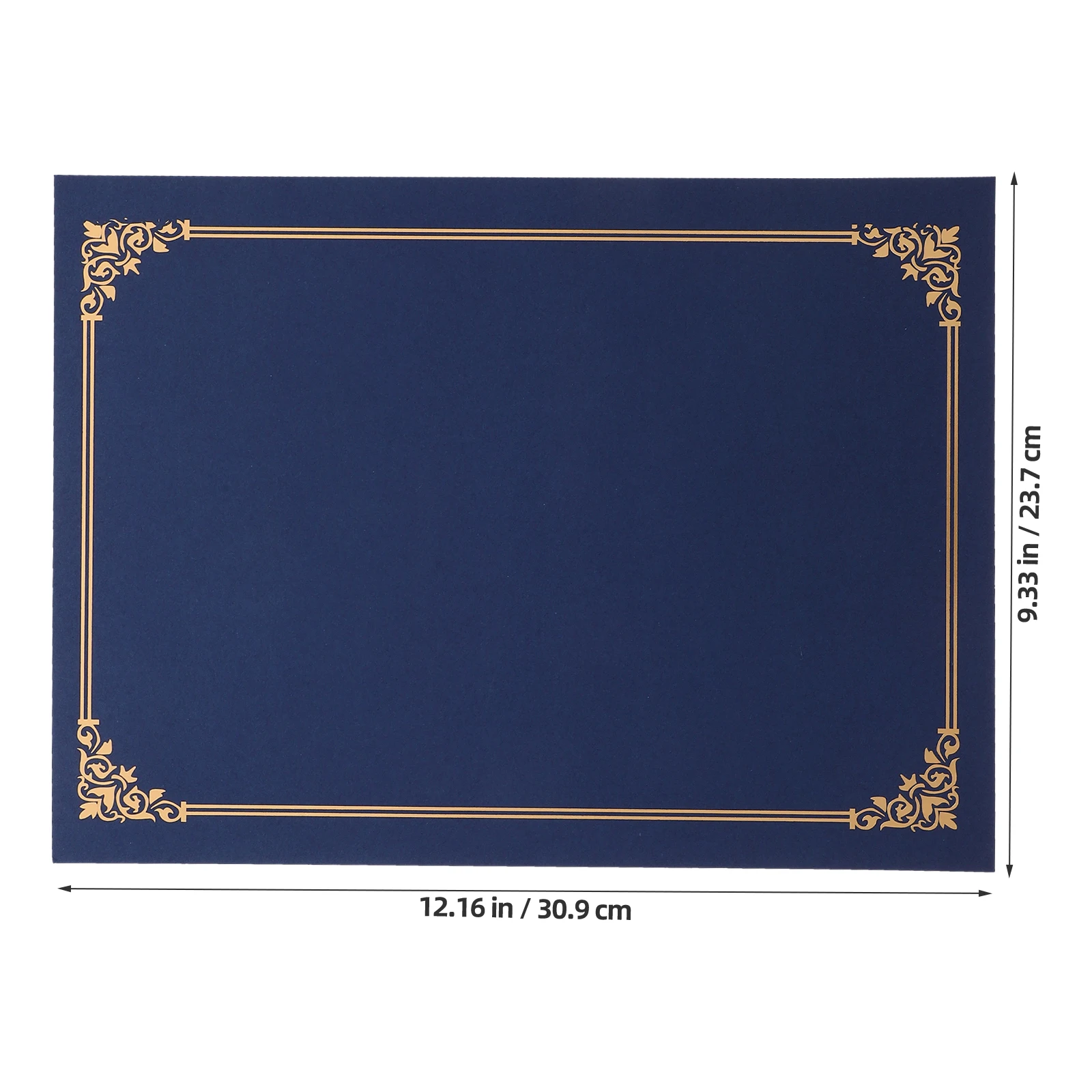 3 Pcs Paper Certificate Holder Folder Document Protector Award Envelope Diploma File Case Rounded Corner Lightweight