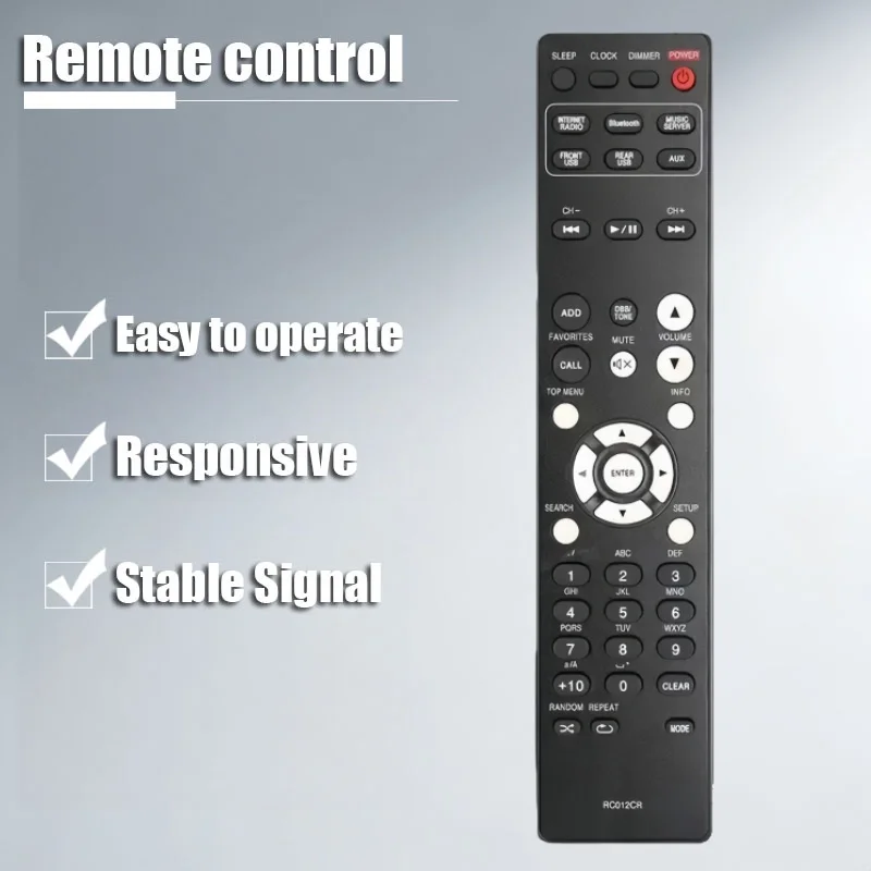 New  Replacement Remote Control for Marantz MCR610M-CR610 RC013CR MCR611M-CR611 Network CDReceiver Music System
