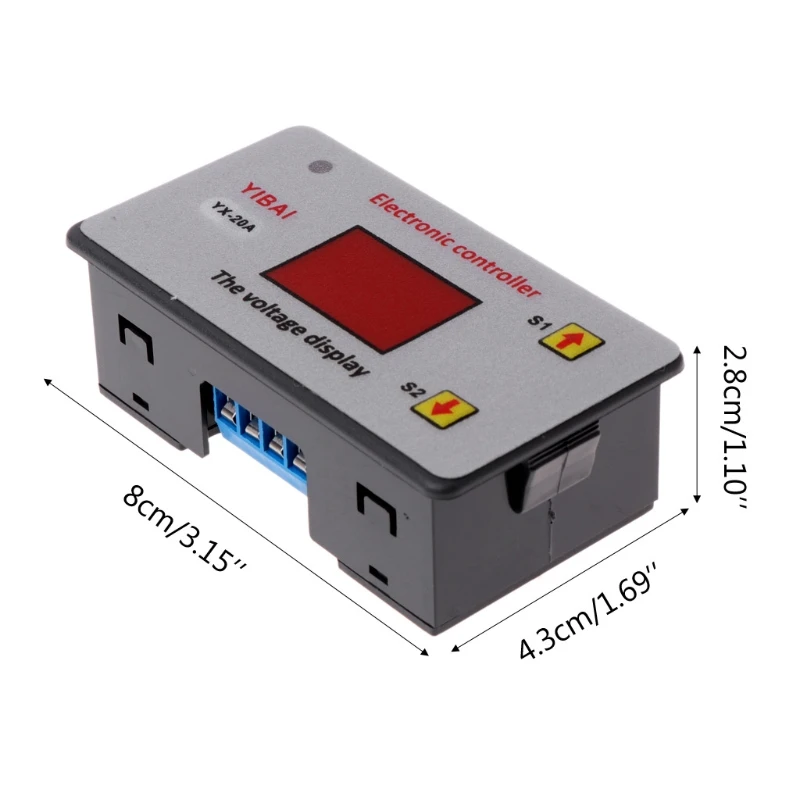 Controlador interruptor bajo voltaje 12V protege batería sobredescarga para prolongar vida útil envío