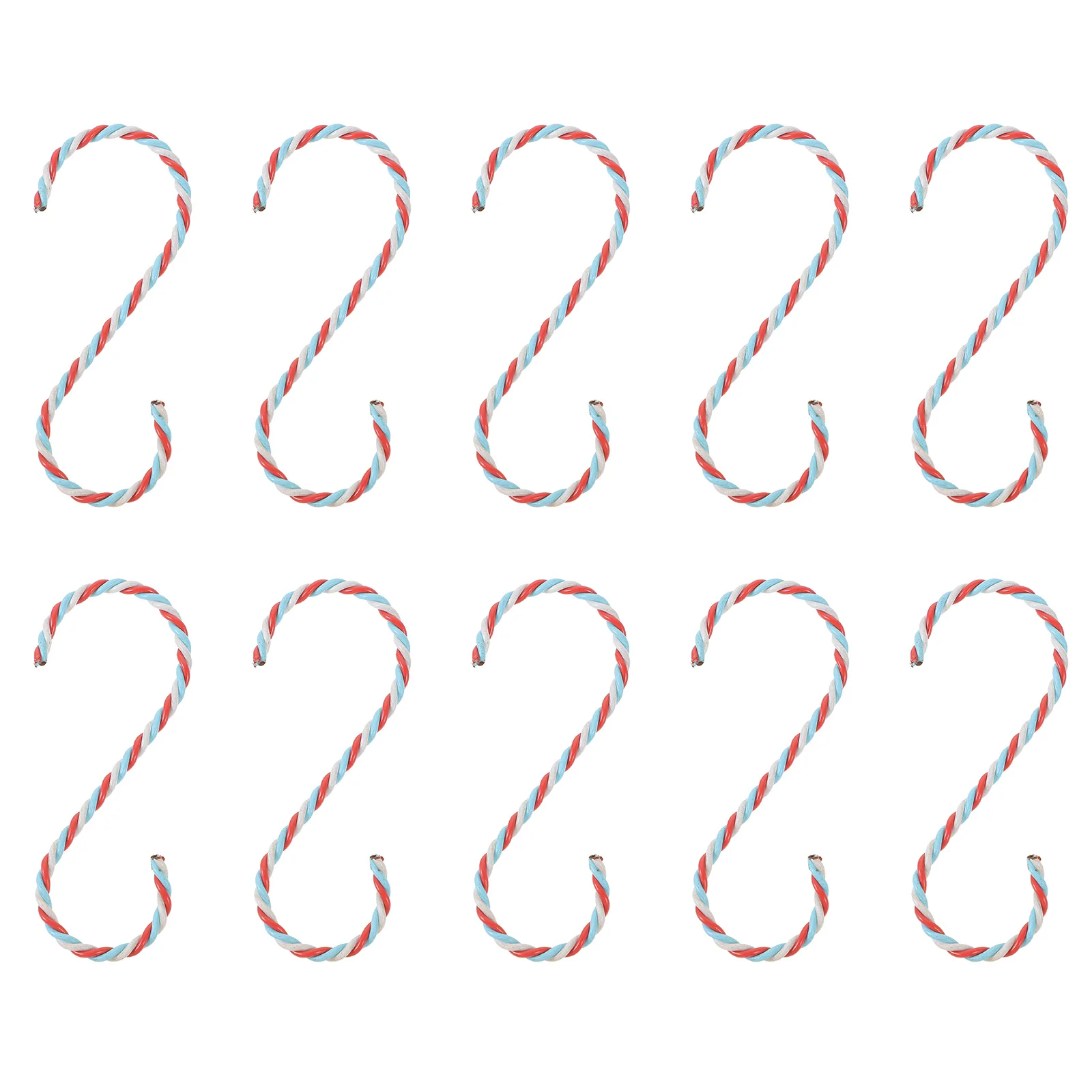 

10Pcs Xmas Stocking Hooks Metal Hangers for Fireplace Mantel Christmas Decoration Gift Hanging Hooks Christmas Stocking Holders