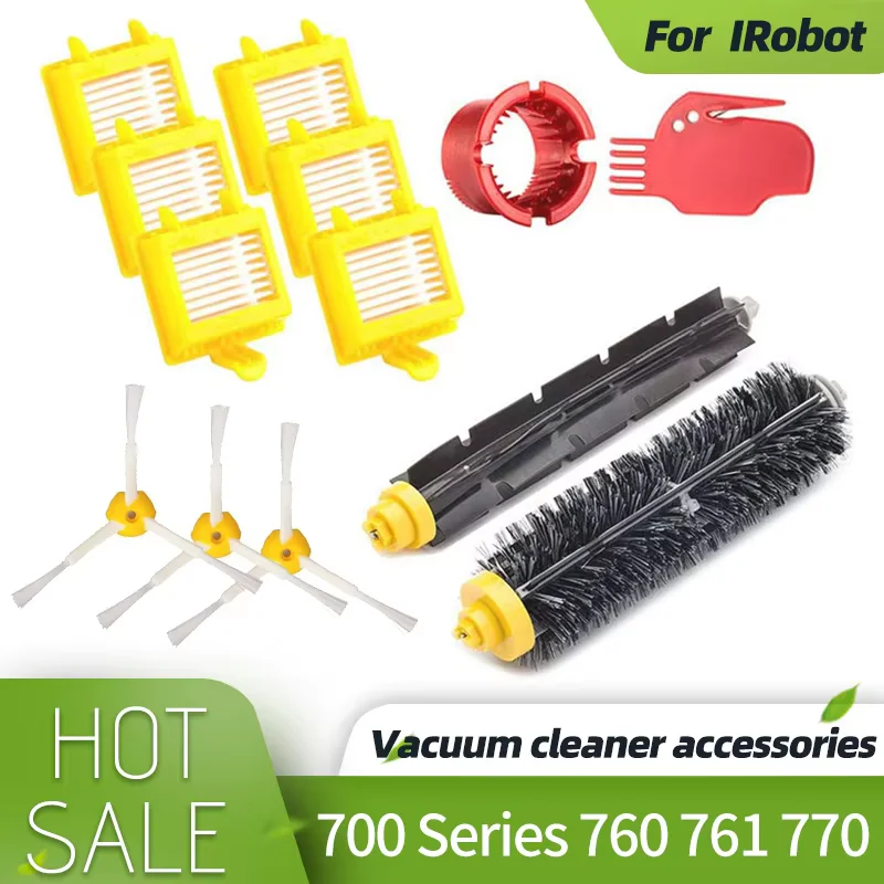 Replacement Parts Compatible For iRobot Roomba Accessories 700 Series 760 761 770 780 790 Filter Brush Vacuum Cleaner Replenishm