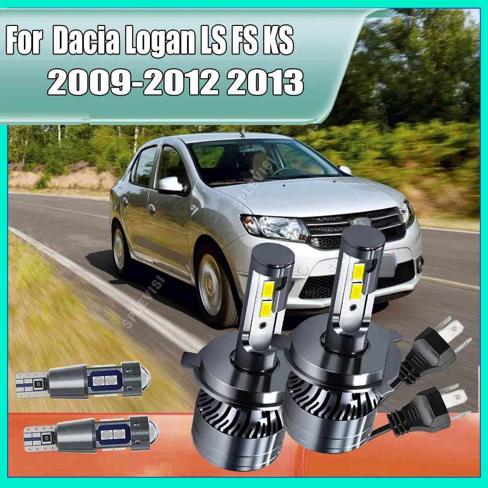 

Top Quanlity 3570 CSP Chips focus H4 9003 Headlights 360W Per Pair 9-16v For Dacia Logan LS FS KS 2009 2010 2011 2012 2013