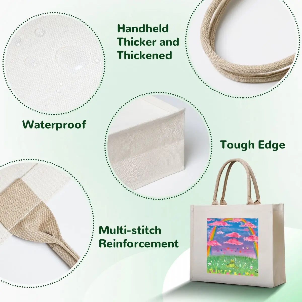 The rainbow connection Tote Bag Women's bags Lady bags bag for beach