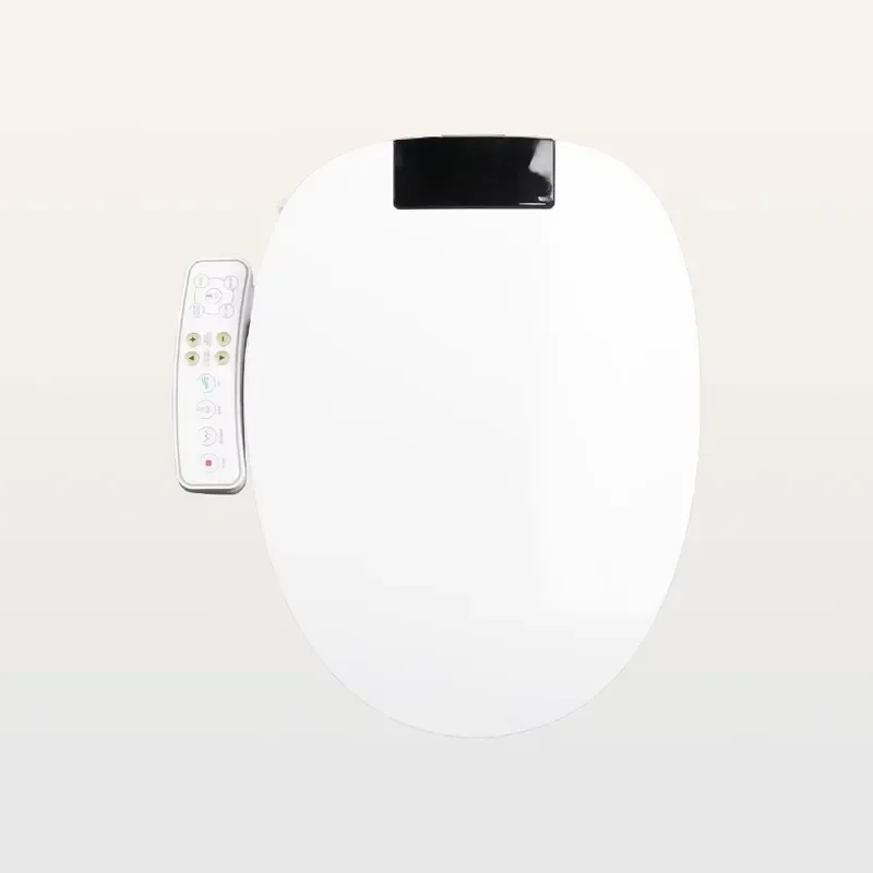 Luxury V-Bidet Smart Toilet Seat Cover Instant Heating Auto Cleaning LED Display Energy Saving Features Durable Plastic