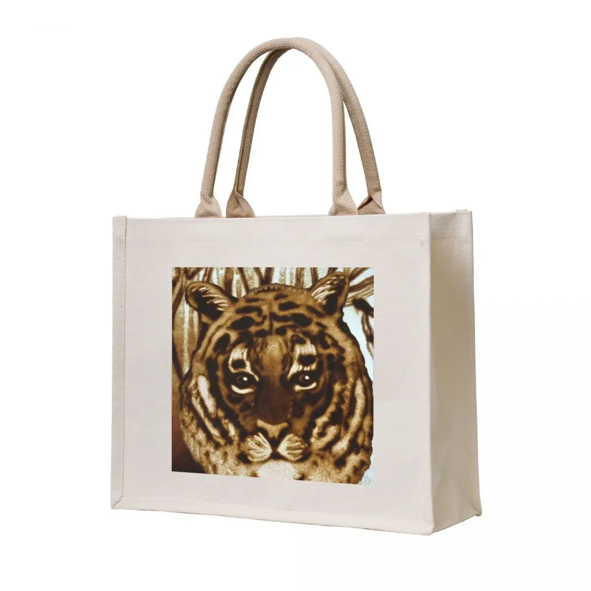 

Tiger Sand Art Tote Bag hand bag Shopper handbag shopping cart bags
