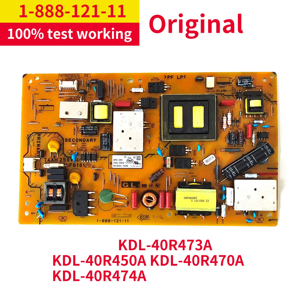 Original Good Quality APS-349 1-888-121-11 Power Board for KDL-40R473A KDL-40R450A KDL-40R470A KDL-40R474A Television
