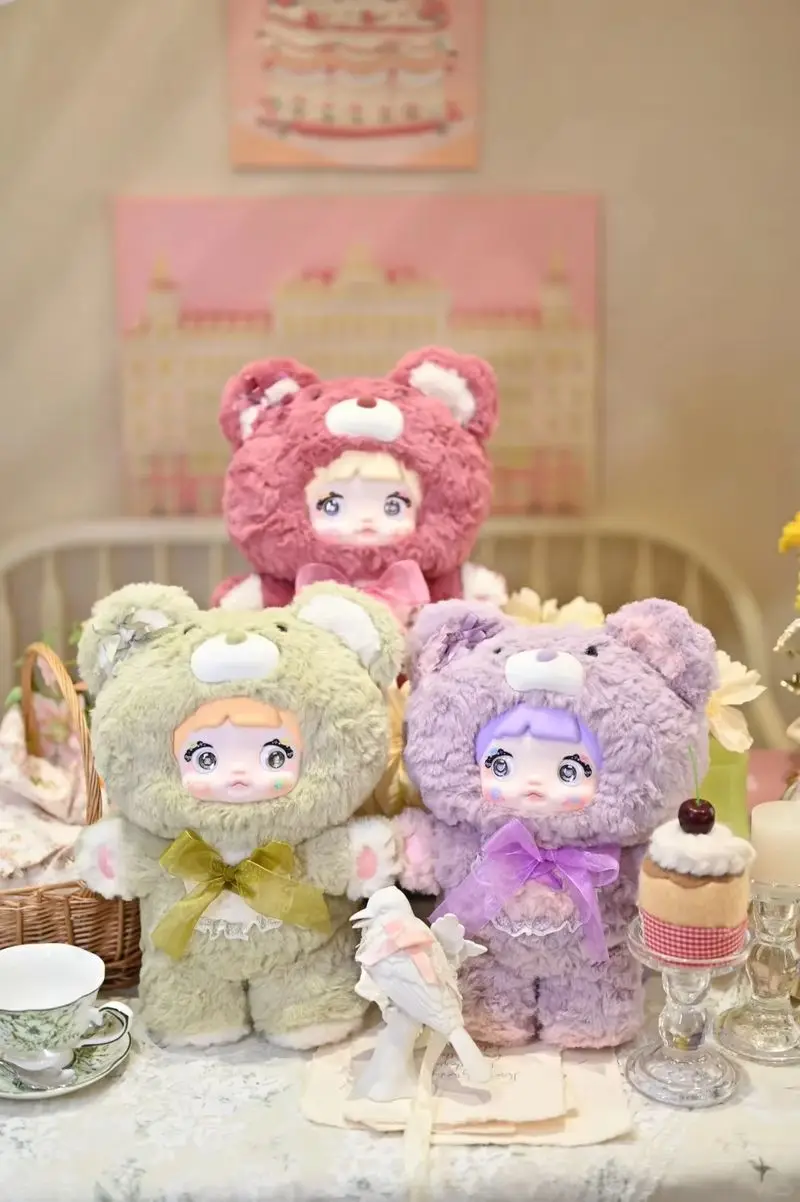 

400% Nommi Goodnight Bear Series Blind Box Genuine Vinyl Doll Kawaii Decoration Fashion Mystery Box Collect Toys Birthday Gifts