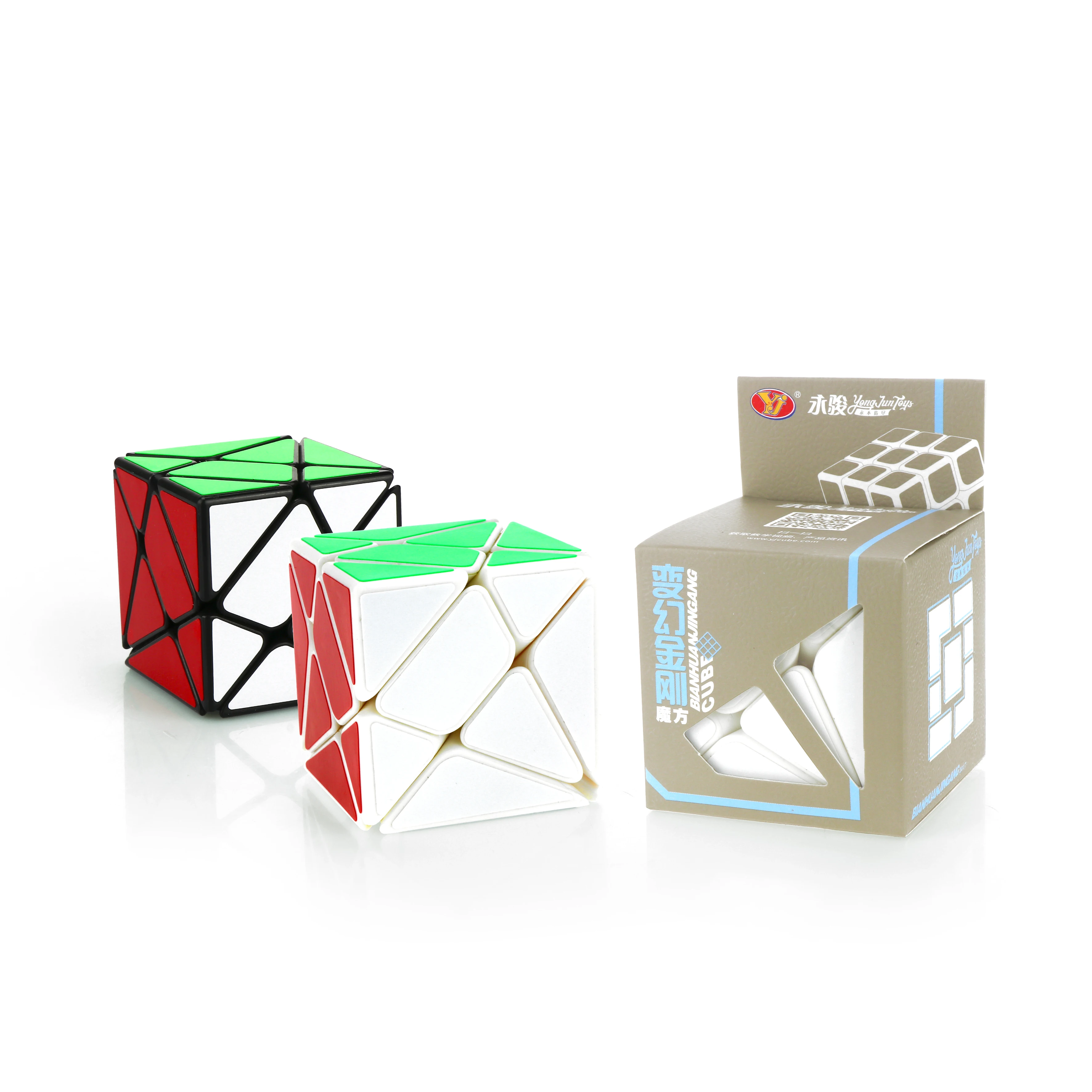 YJ-Cube magique de vitesse en plastique, jouet d'apprentissage, cube d'axe