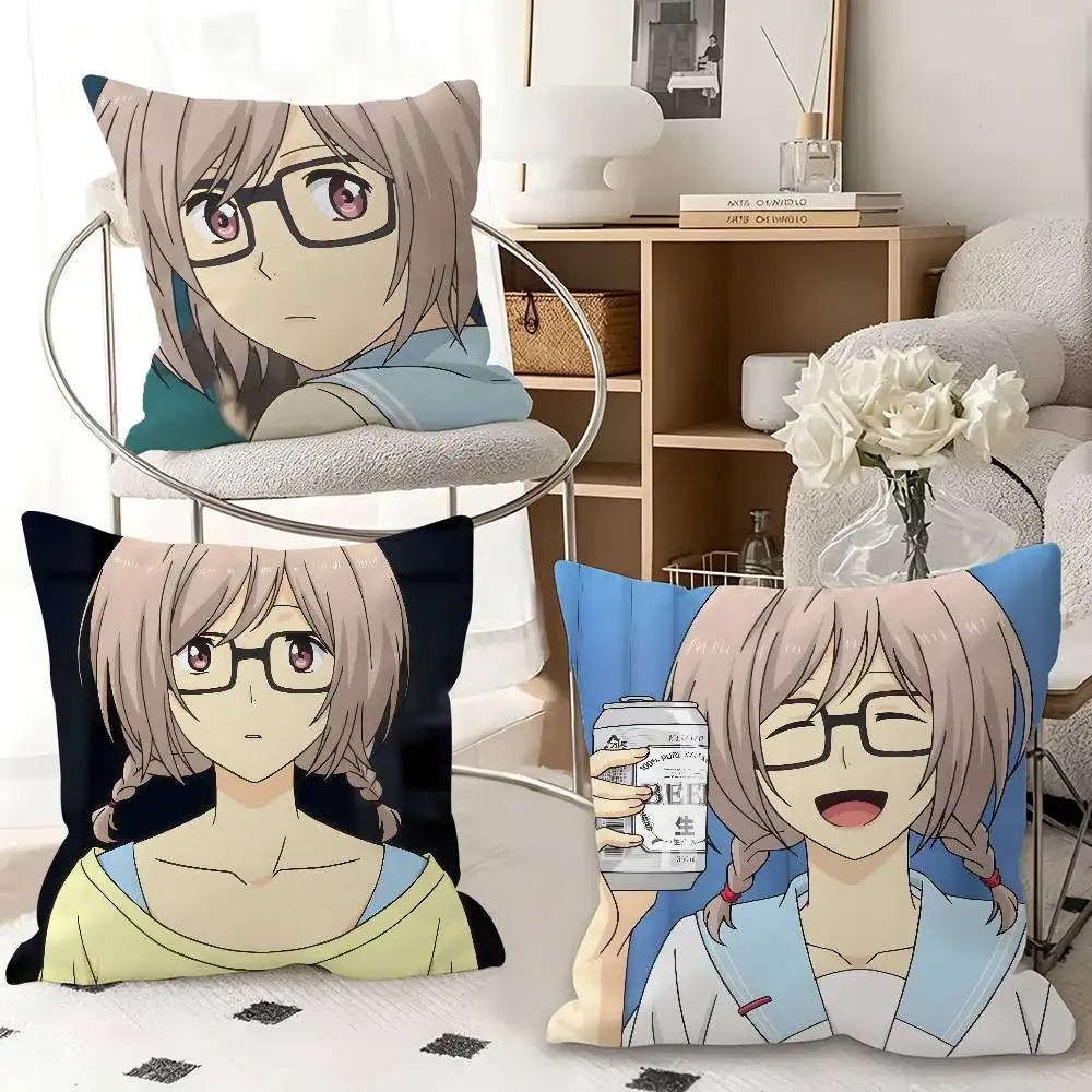 1pc An Onoya ReLIFE Pillow Case Fashion Square Pillowcase Bedroom Sofa Room Ins Decoration Leisure