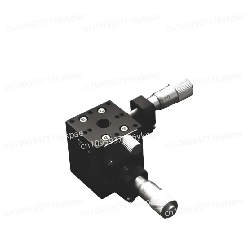 Mini 25 * 25mm XY Manual Platform Positioning Platform Crossed Roller Guide Micrometer Linear Platform for Optics