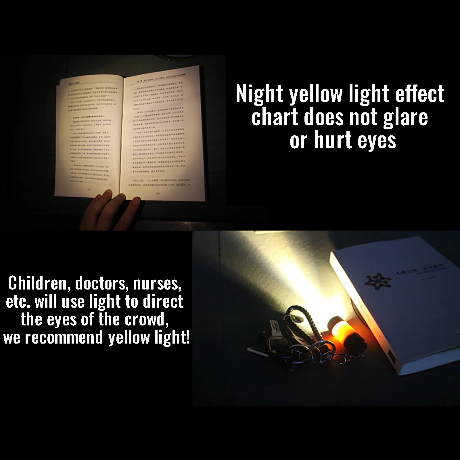 1pc-Ultra Bright Mini Flashlight USB Rechargeable Pocket Keychain Mini Flashlights LED Strong Light Waterproof Travel Portable