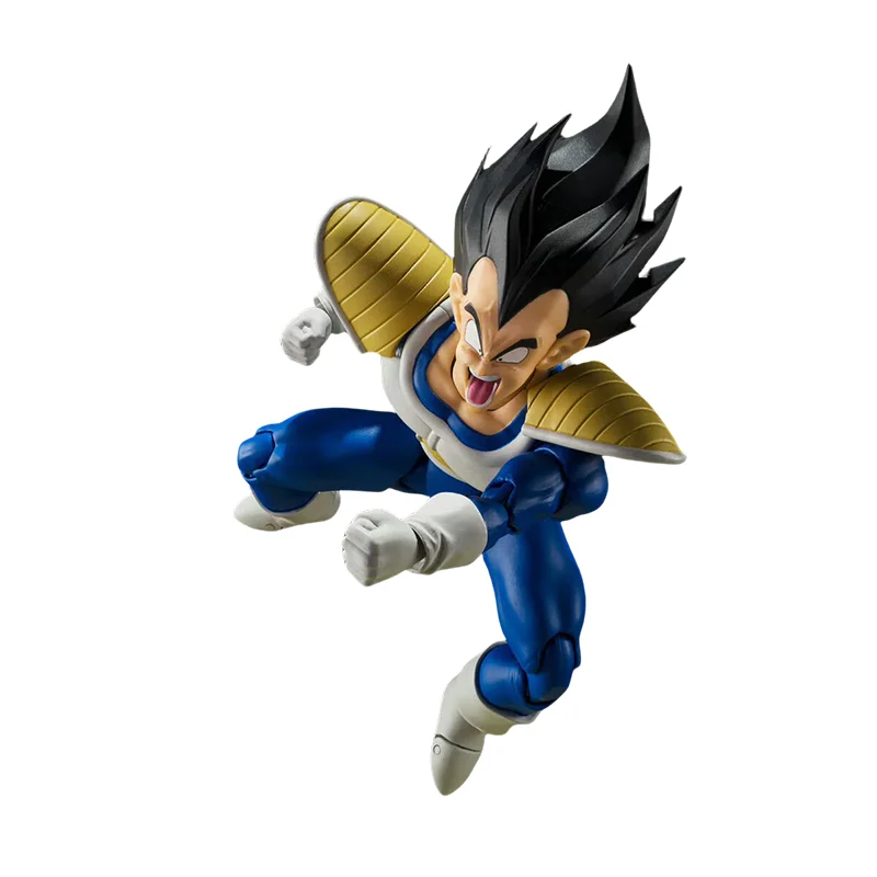 Spot Direct Delivery Bandai Original Dragon Ball Z Anime Figure SHF VEGETA 24000 POWER LEVEL Action Figure Toys For Kids Gift