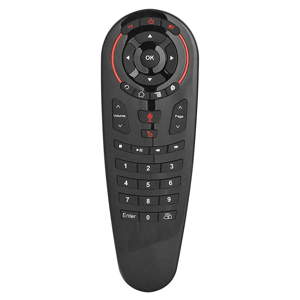 ใหม่ G30S 2.4G Gyroscope เมาส์ไร้สาย 33 คีย์ IR การเรียนรู้สมาร์ทเสียงรีโมทคอนโทรลสําหรับ X96 mini H96 Android กล่อง