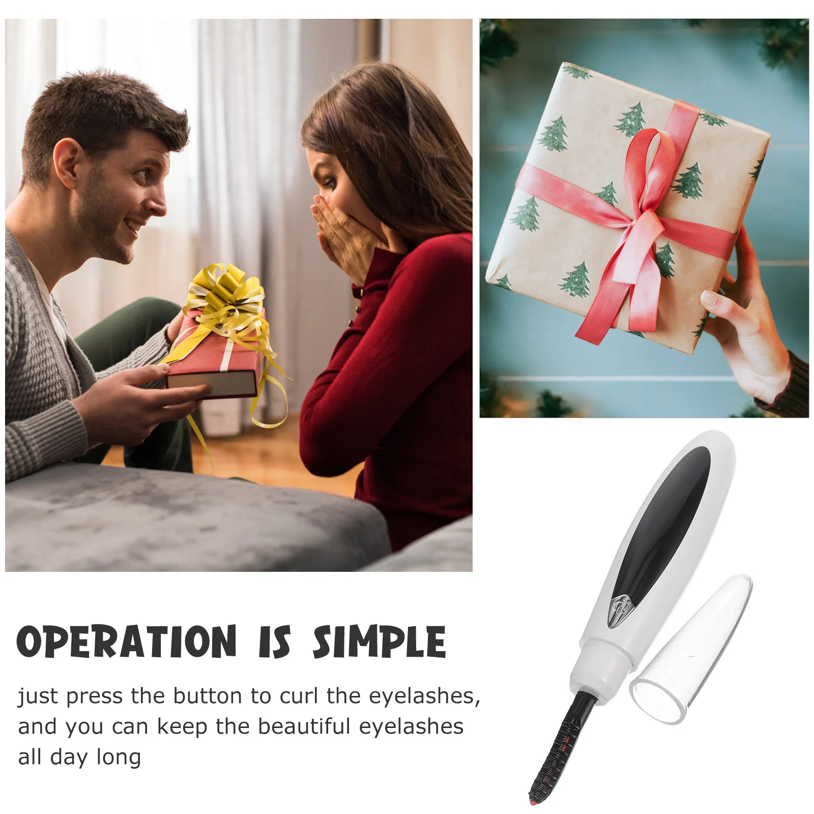 

Electric Eyelash Curler Professional Heated Eyelash Curling Tool Perfect Temperature Control Safe Use Lash Curler Beauty Device