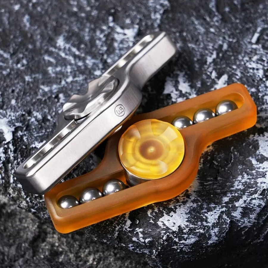 EDC Fidget Slider PEI RVS Tol Gyro Gyroscoop Spinner Anti Stress Zintuiglijke ADHD Focus Speelgoed Magnetisch Stil