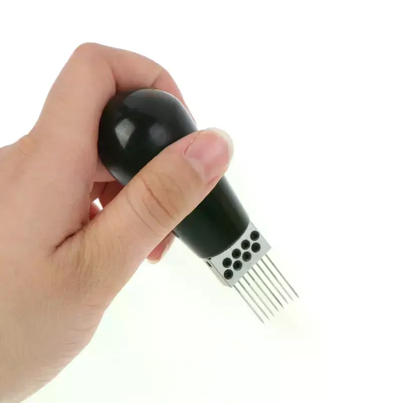 1 Set Making And Repair Hairdressing Equipment Multi-Needle Hair Injection Tool Kit For Toupees Topper Training Head