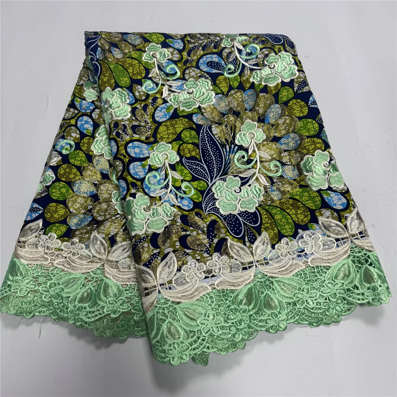 6Yard High Quality Ankara Fabr - Sewing Batik recension och pris