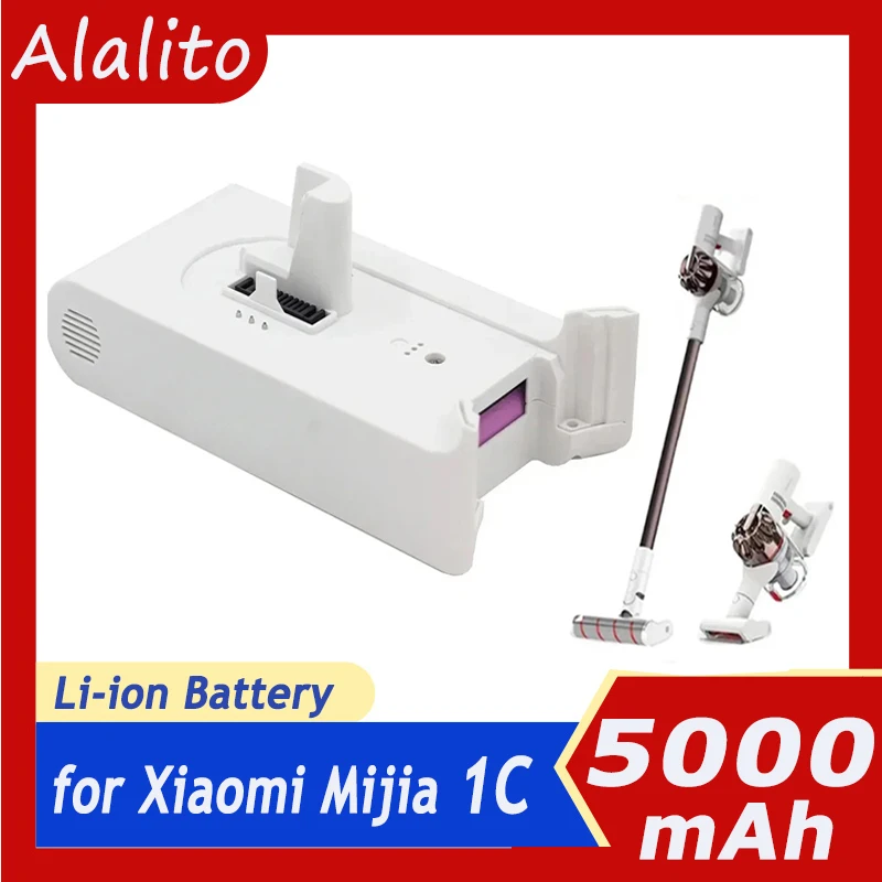 

5000mAh Battery SCWXCQ02ZHM Replacement Battery 1C-P1916-SDI-25R For Xiaomi Mijia Handheld Wireless Vacuum Cleaner Lite 1C NEW