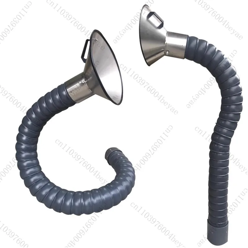 Flexible Smoke Exhaust Ventilator Pipe positioning bamboo tube suction air collector hood Industrial smoke extraction system 1pc