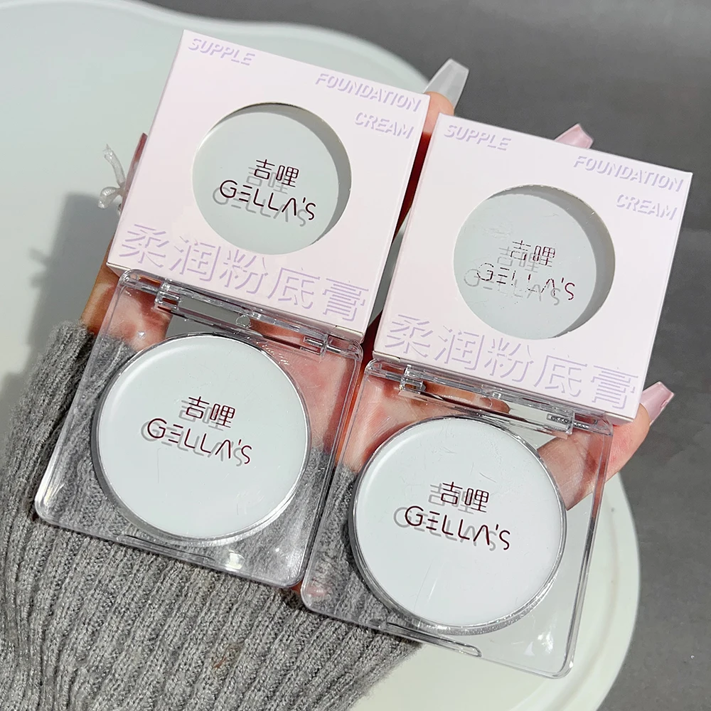 Ombretto bianco opaco evidenziatore crema impermeabile duraturo schiarente viso contorno ombretto trucco tavolozza pigmenti cosmetici