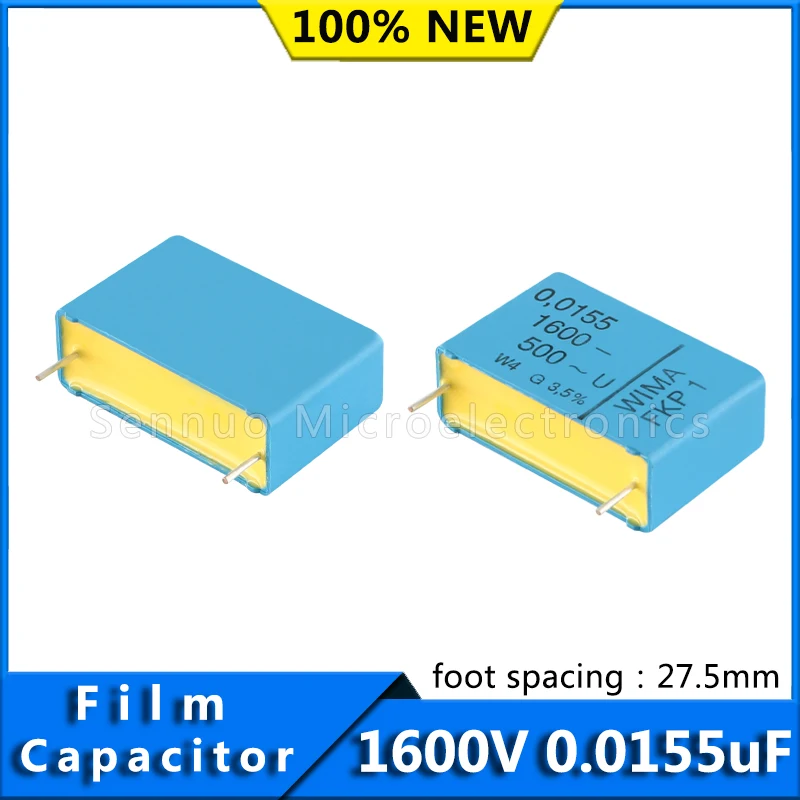 5/10pcs New German WIMA Film Capacitor FKP1 1600V 0.0155uF 1600v 1553 Pitch 27.5mm Audio Infinity Capacitor FKP1T021506B00JSSD