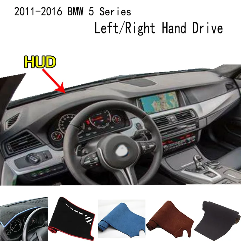 For 2011-2016 BMW 5 Series M5 528 520 F10 F11 F18 Accessories Dashboard Cover Instrument Panel Dash Mat Dashmat Protective Pad
