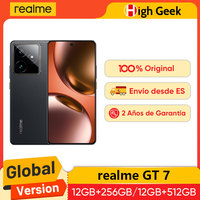 Global Version realme GT 7 5G AI Smartphone MTK Dimensity 9400e 6000nits Pro-Esports Display 7000 mAh Battery 120W Ultra Charge