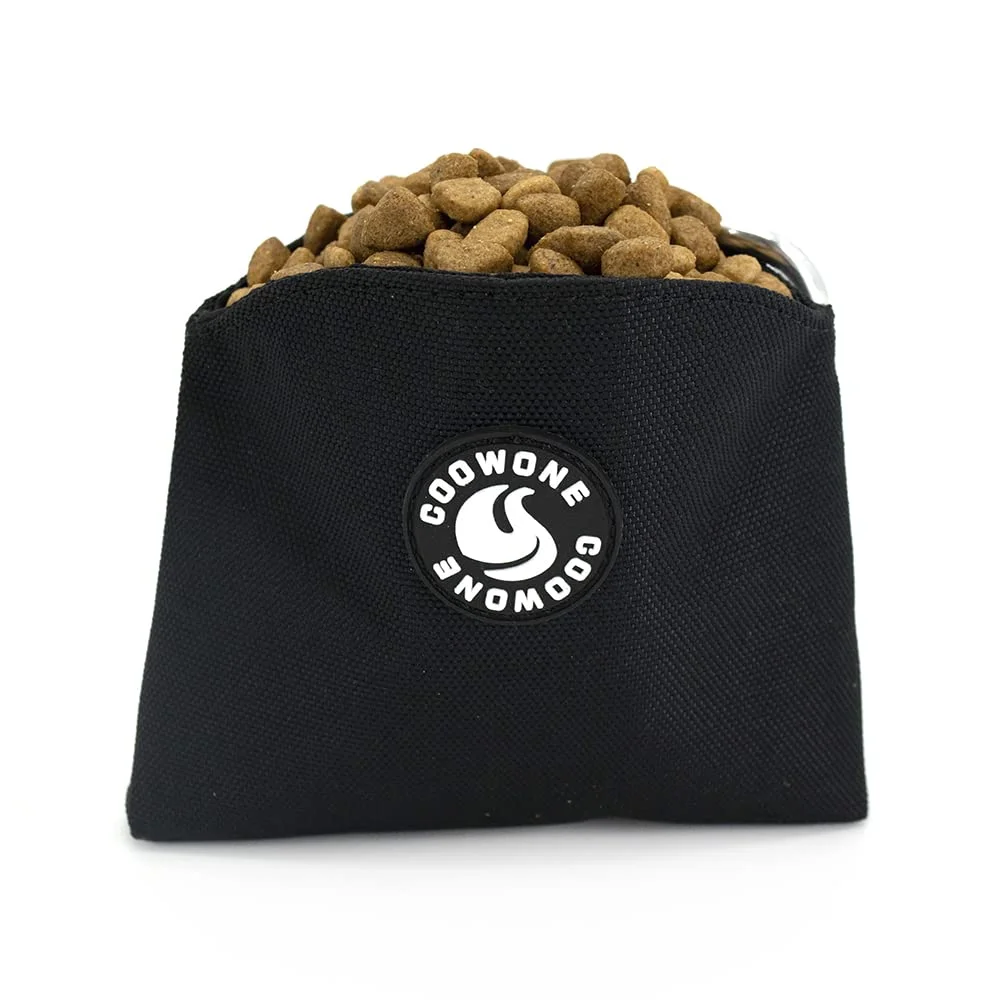 Collarlogo Dog Treat Pouch chiusura magnetica Pet Training Pocket Hands Free Training marsupio con Clip Outdoor Portable