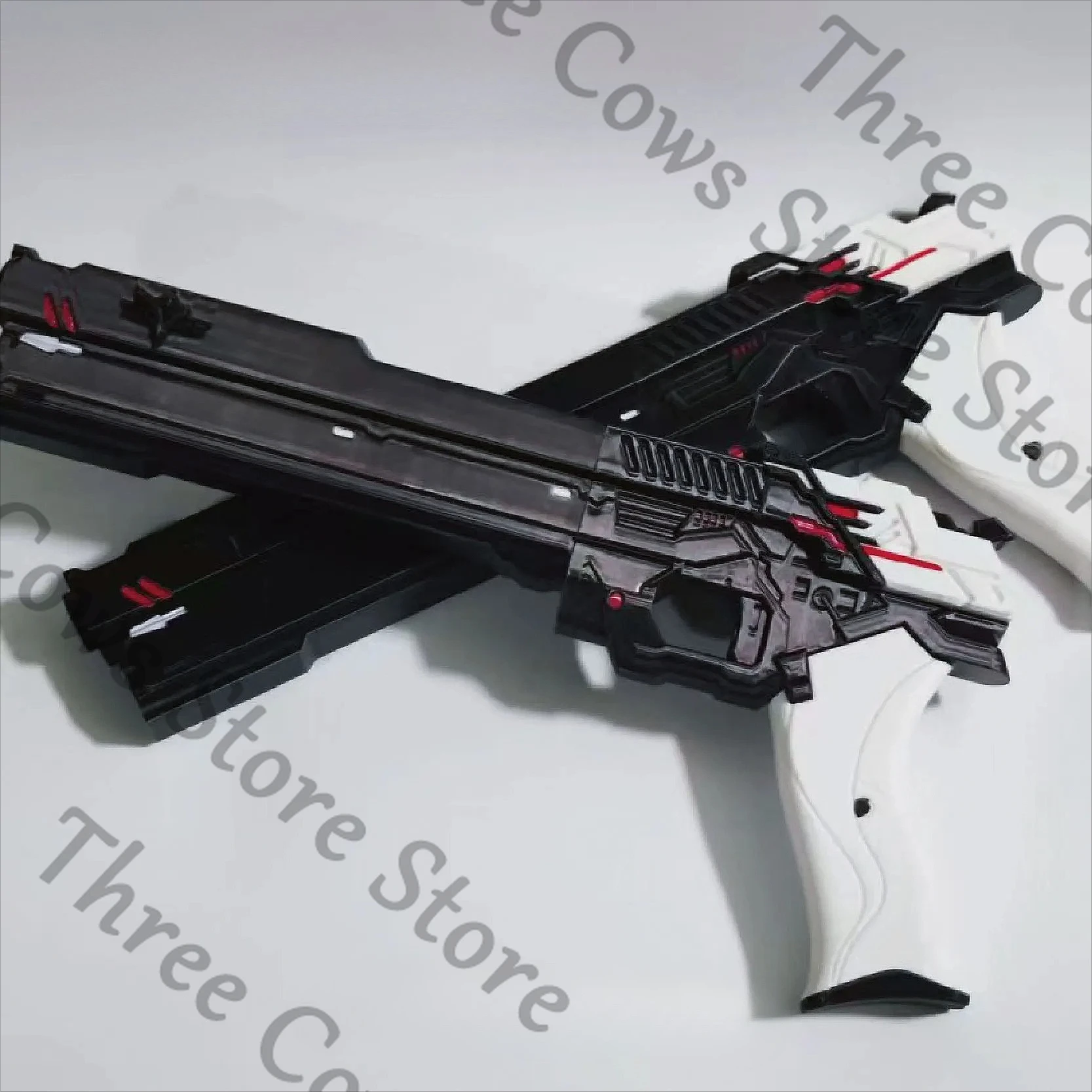 

Anime Caleb Love and Deepspace Cosplay Cartoon Shooting Iron Prop Accessory Handgun Ornament Guns Weaponry Model Mascot Gift