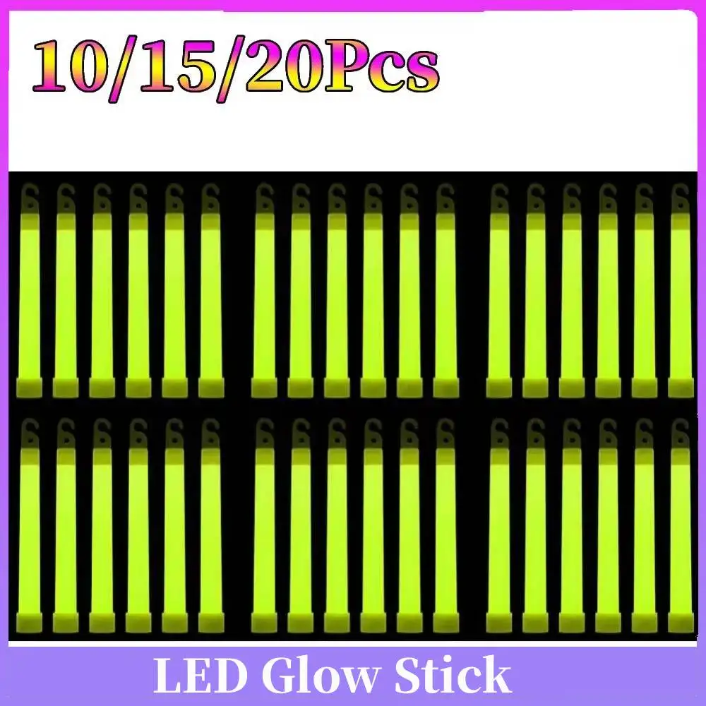 

10-20 шт. светодиодная светящаяся палочка, химическая световая палочка для кемпинга, пешего туризма, украшения для вечеринок, клубов, флуоресцентная палочка, светящаяся в темноте