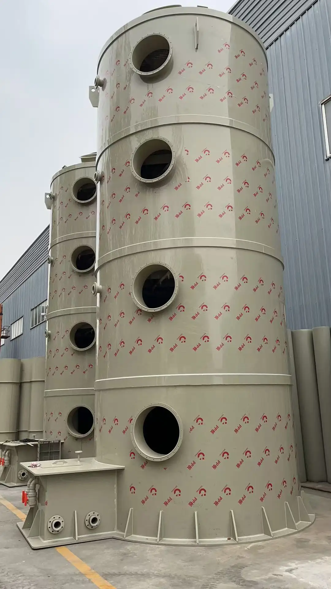 Motore 98% efficienza PP trattamento gas rifiuti apparecchiature di protezione ambientale