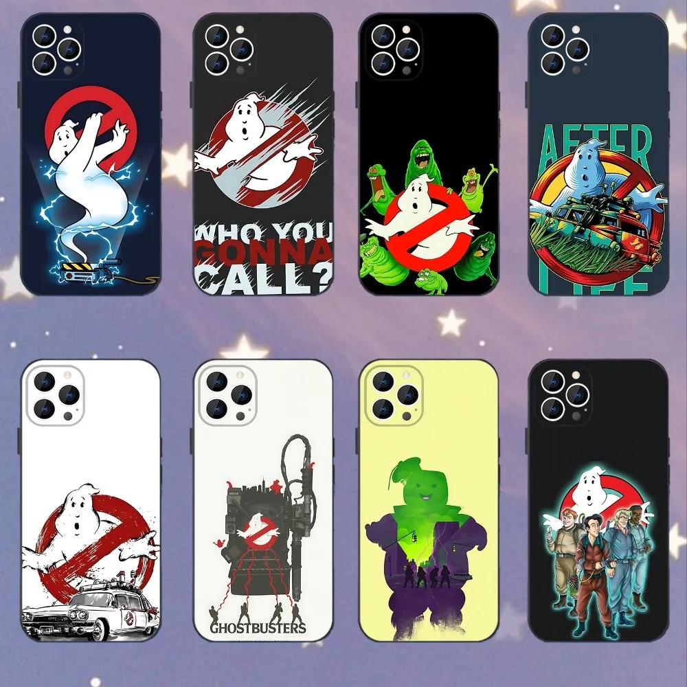 

E-Extreme G-Ghostbusters Phone Case For iPhone 16,15,14,13,12,11,Mini,Pro,SE,MAX White Matte Shockproof Cover