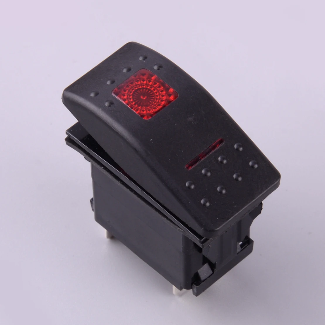 

308-1038, красный Φ генератор, Rocker Start Stop Switch для лодок, автомобилей, грузовиков, универсальный