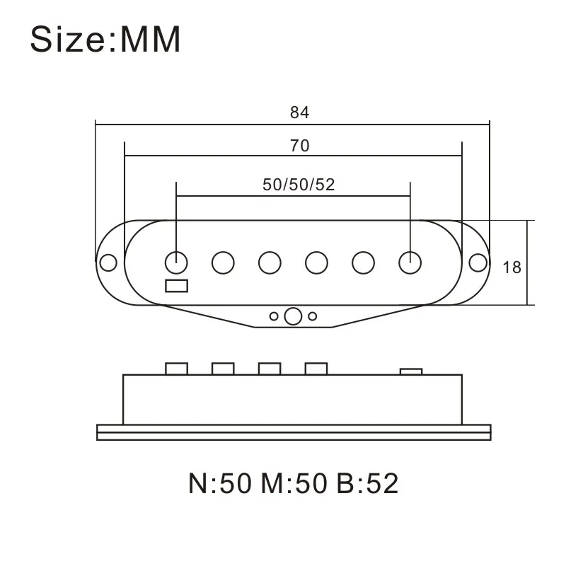 Kits de captador para guitarra ST, DIY Pickup Kits, bobina de fibra, Alnico V, peça pólo, pano encerado, cabos captadores Kits, 5