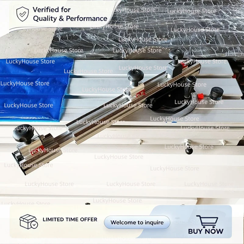 Precision Table Saw Sliding Angle Fence Adjustable Woodworking Cutting Guide Angle Gauge Tool Extension Ruler