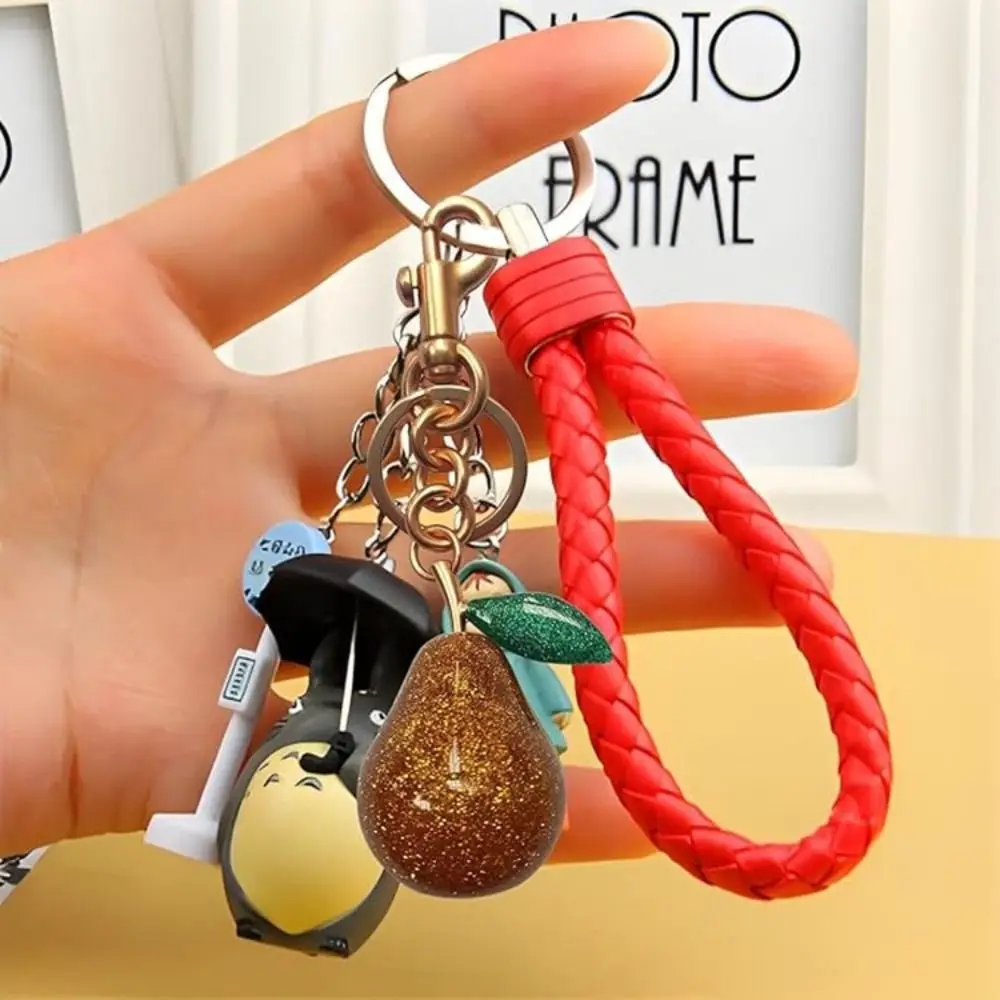 New Crystal Bag Charm Exquisite Originality Handbag Keychain Cute Delicious