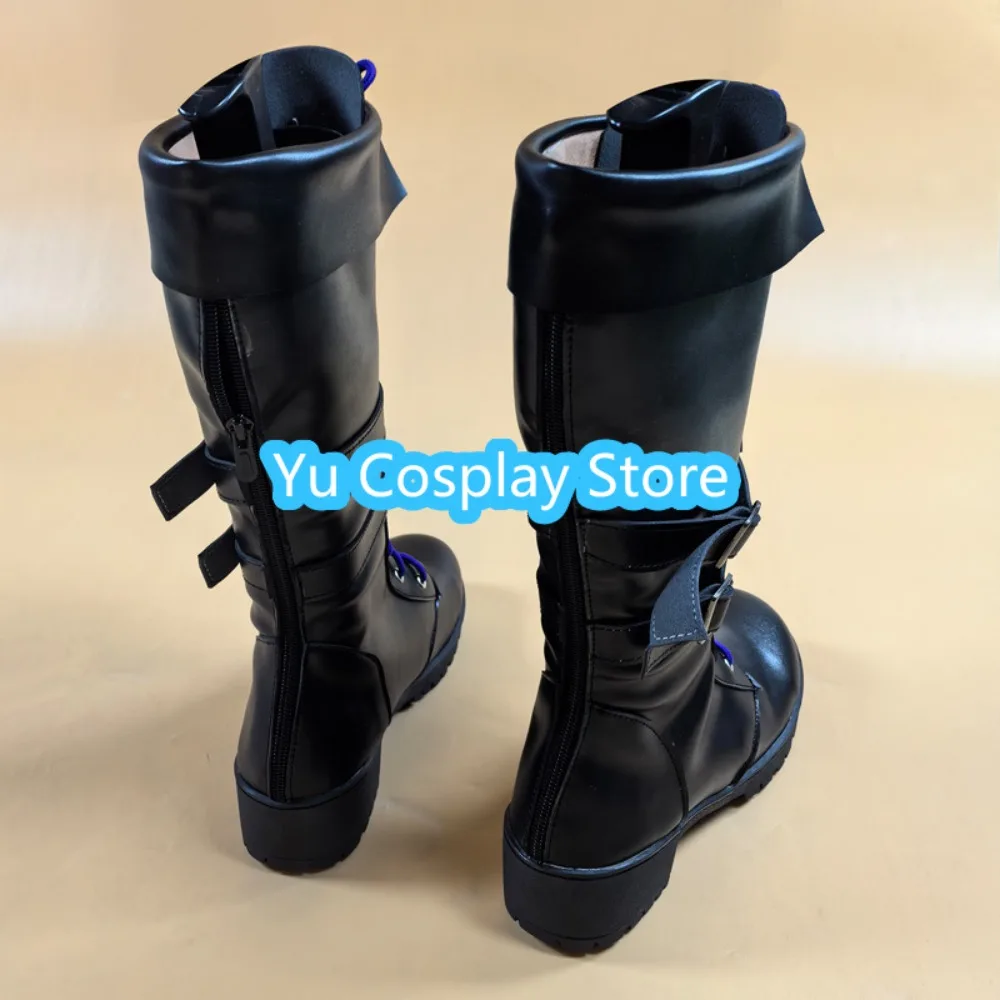 Yu Cosplay Store Identity V Meccanico BLK Esports Pelle Scarpe Cosplay Anime Scarpe Cosplay Stivali Costumi di Halloween Puntelli