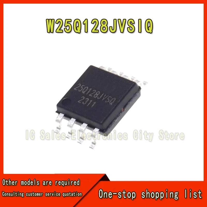 (10 Stuk) 100% Nieuwe W25Q128JVSIQ 25Q128JVSIQ 25Q128JVSQ W25Q128JVSQ Sop-8 Chipset