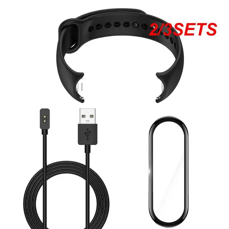 2/3SETS Bracelet Charging Cable Comfortable To Wear Metal Plug Rapid Response High Definition Consumer Electronics